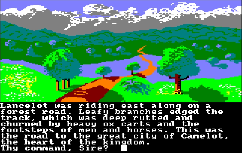 Lancelot - Amstrad CPC game screenshot (1988) by Level 9 Computing